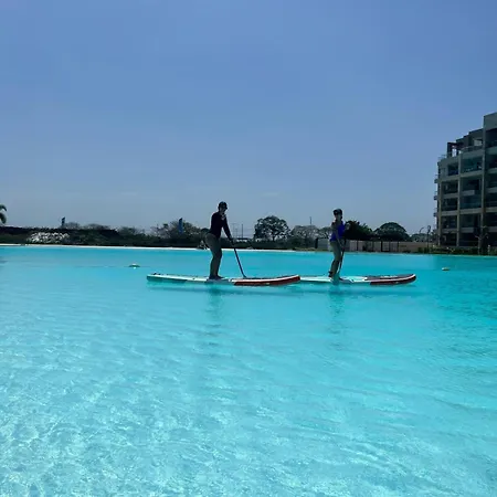 2br 2ba Baia Kristal Crystal Lagoon Apartamento *